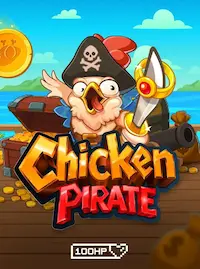 Chicken Pirate crash game at SIXSIX COM
